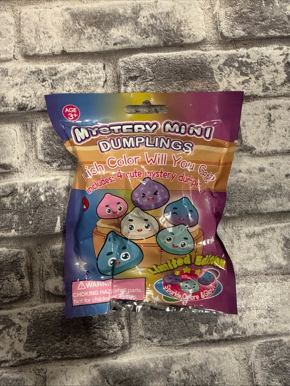 Mini mystery dumpling 4 pack NEW! 1 Limited Edition sealed bags